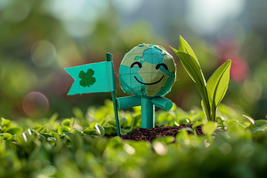  An adorable and relatable mascot embodying eco-friendliness and sustainability